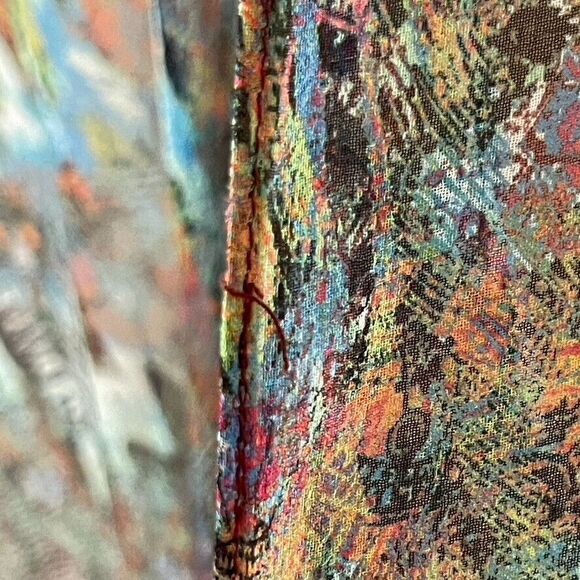 Charlie Jade Silk Cover Tunic Multicolor Size M/L - Picture 13 of 16